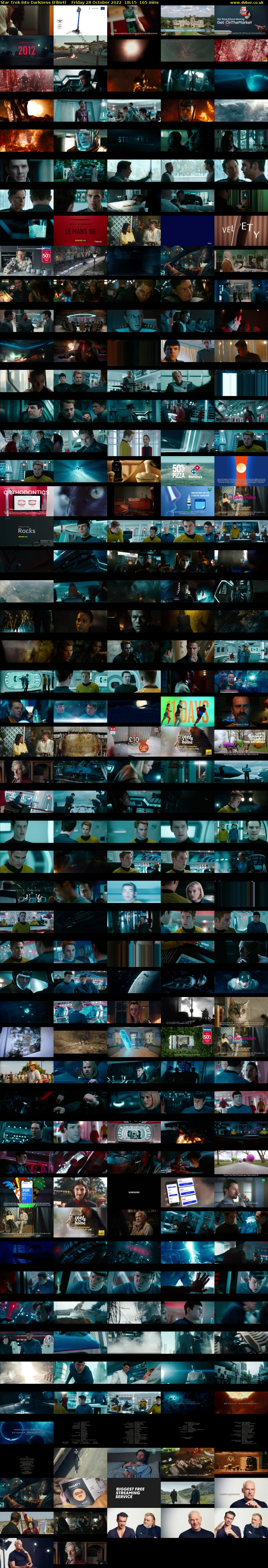 Star Trek Into Darkness (Film4) Friday 28 October 2022 18:15 - 21:00