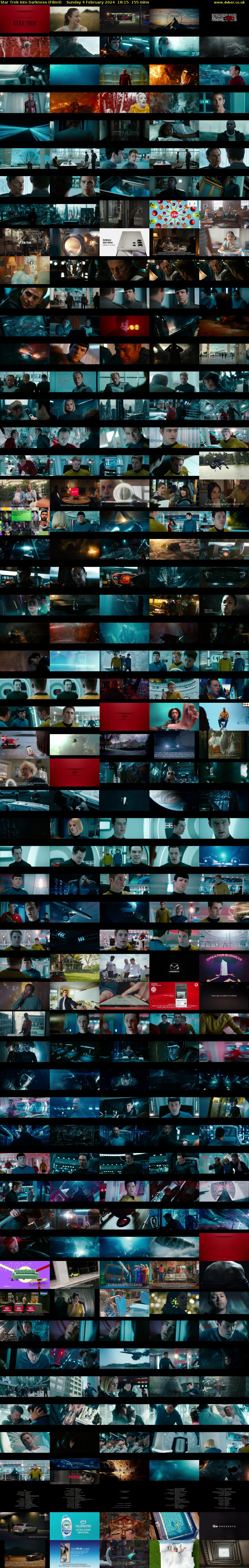 Star Trek Into Darkness (Film4) Sunday 4 February 2024 18:15 - 20:50