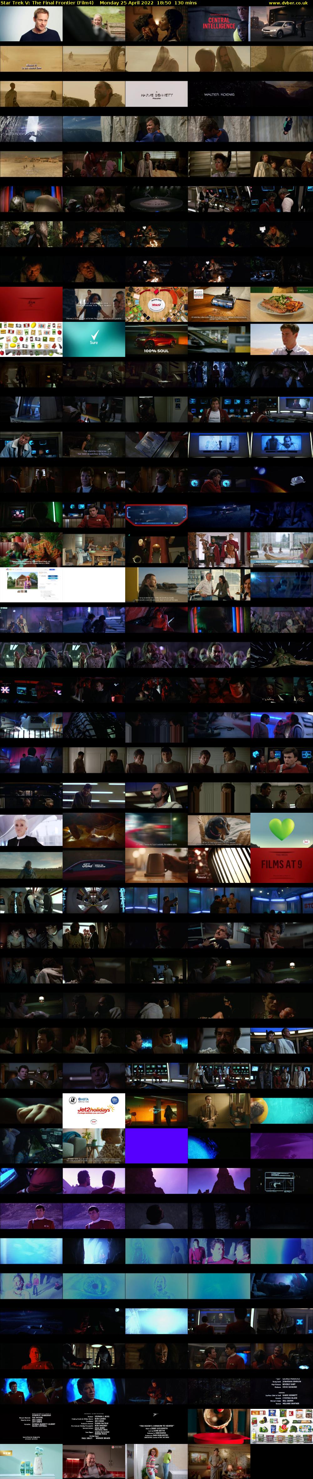 Star Trek V: The Final Frontier (Film4) Monday 25 April 2022 18:50 - 21:00