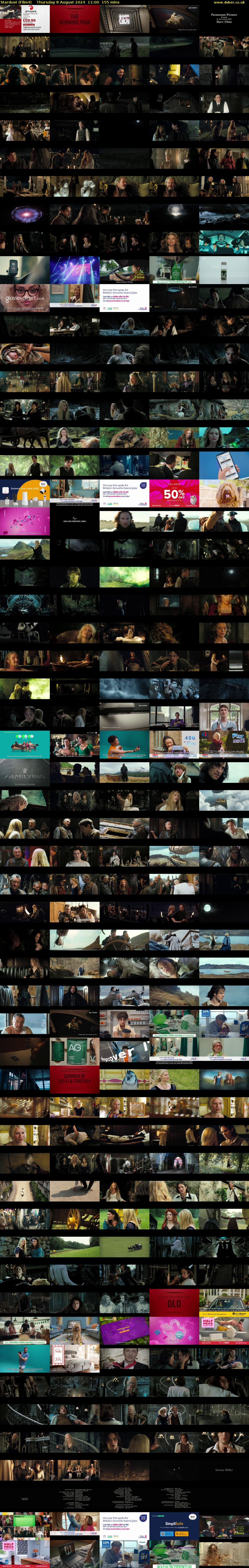 Stardust (Film4) Thursday 8 August 2024 11:00 - 13:35