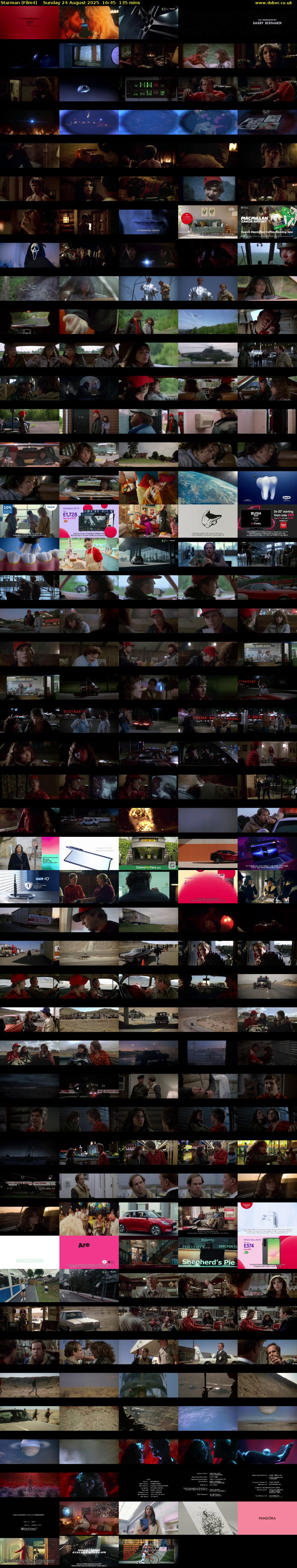 Starman (Film4) Sunday 24 August 2025 16:45 - 19:00
