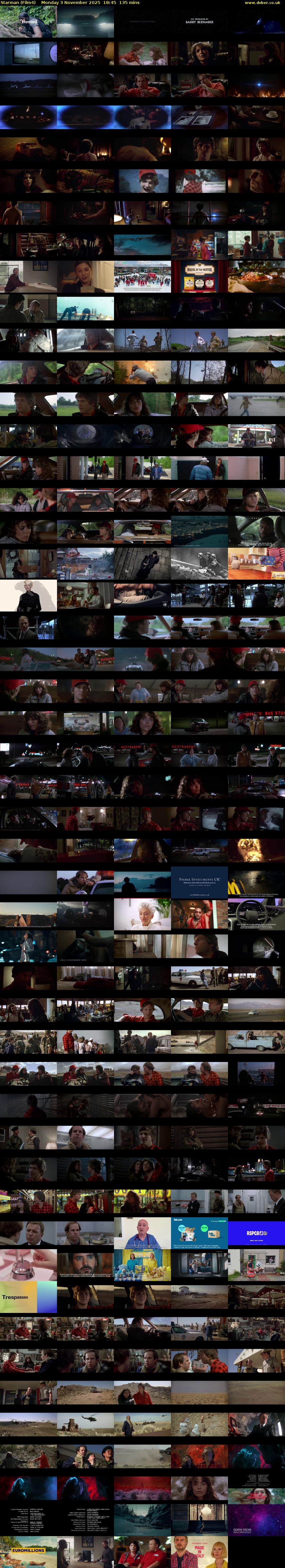 Starman (Film4) Monday 3 November 2025 18:45 - 21:00