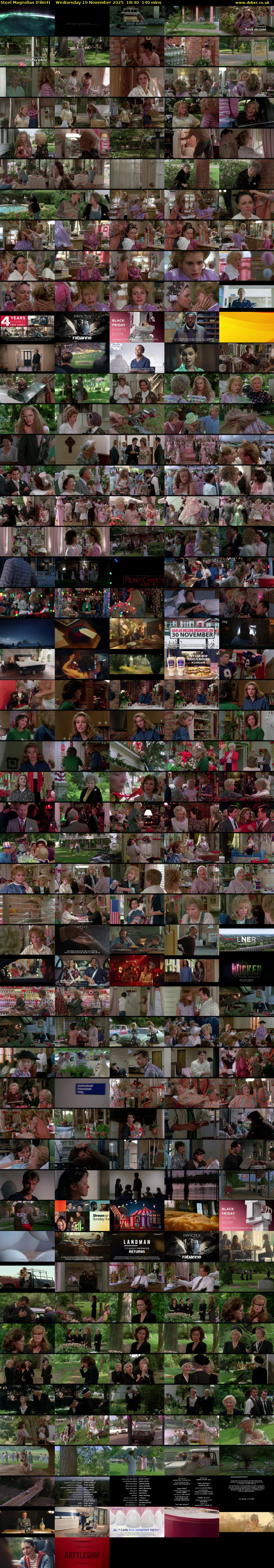 Steel Magnolias (Film4) Wednesday 19 November 2025 18:40 - 21:00