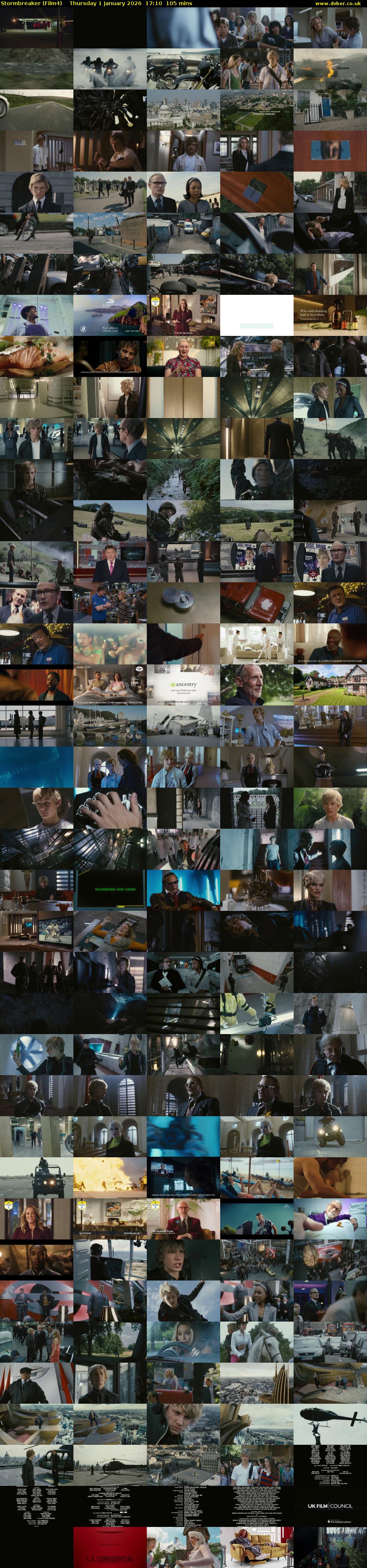 Stormbreaker (Film4) Thursday 1 January 2026 17:10 - 18:55