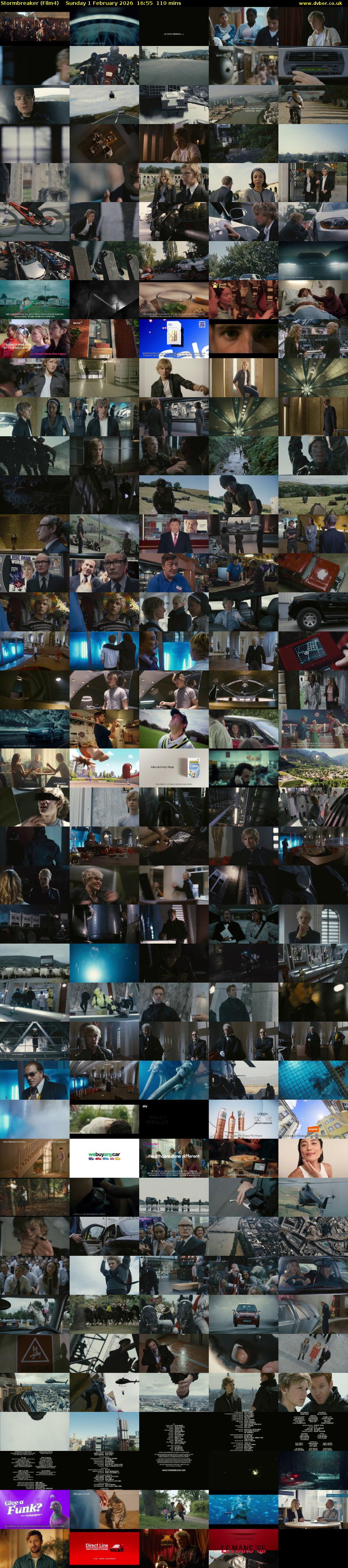 Stormbreaker (Film4) Sunday 1 February 2026 16:55 - 18:45