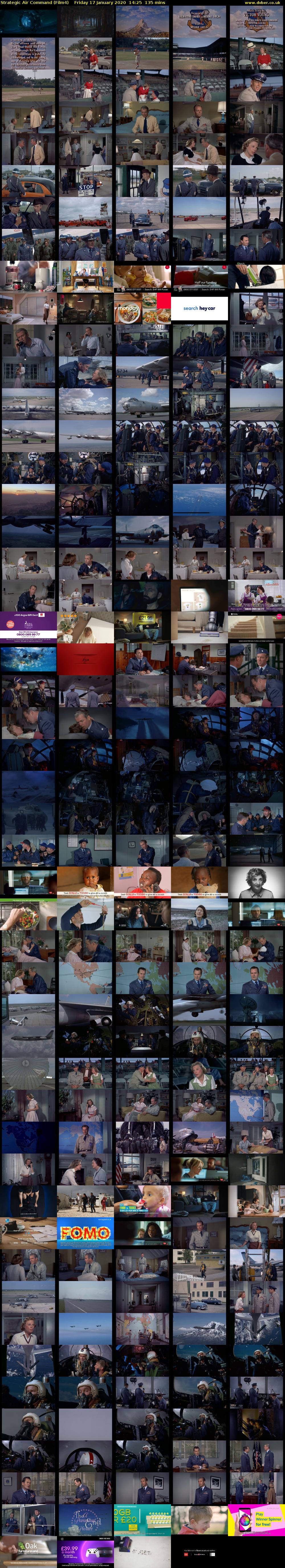 Strategic Air Command (Film4) Friday 17 January 2020 14:25 - 16:40