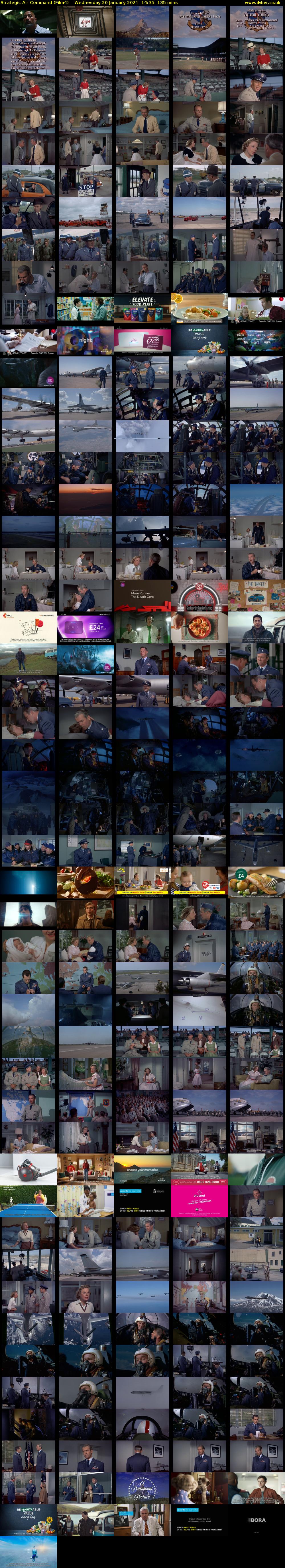 Strategic Air Command (Film4) Wednesday 20 January 2021 14:35 - 16:50