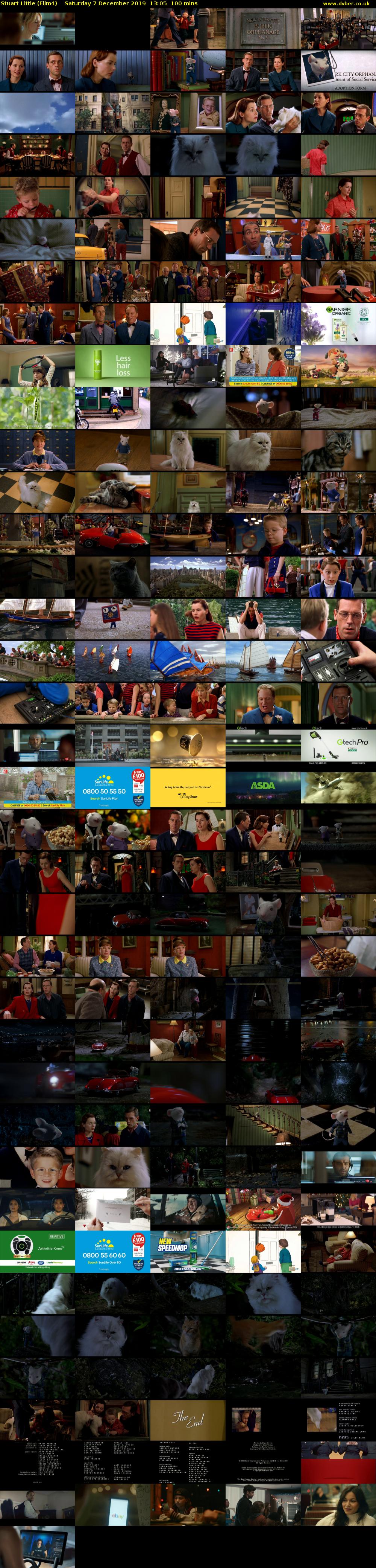 Stuart Little (Film4) Saturday 7 December 2019 13:05 - 14:45