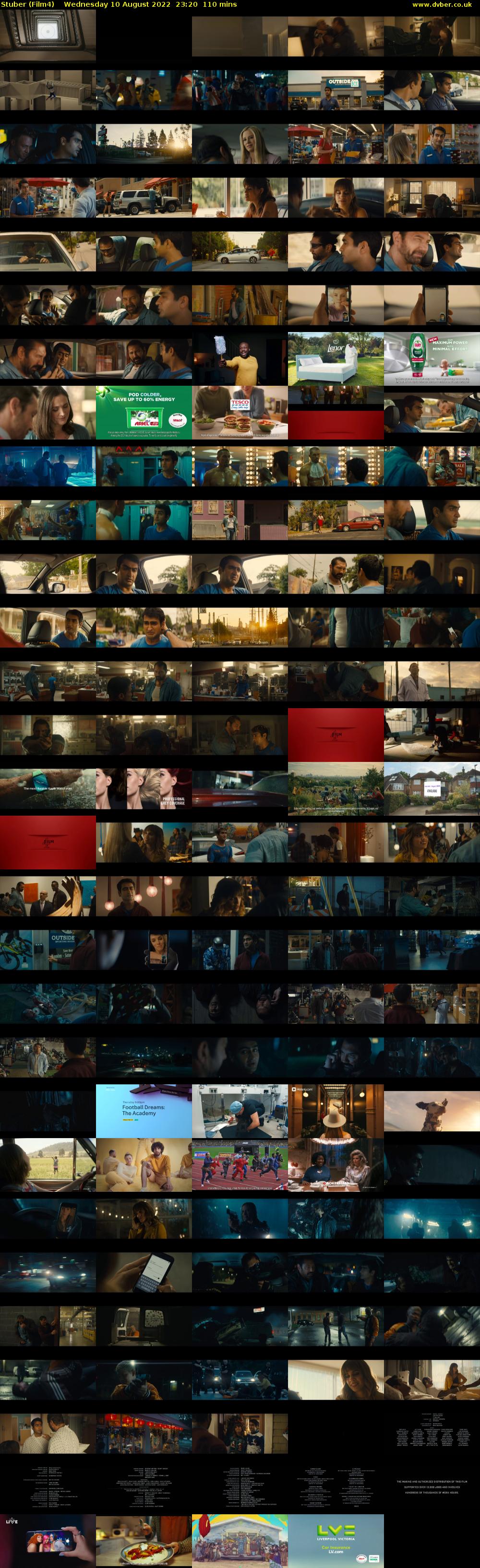 Stuber (Film4) Wednesday 10 August 2022 23:20 - 01:10