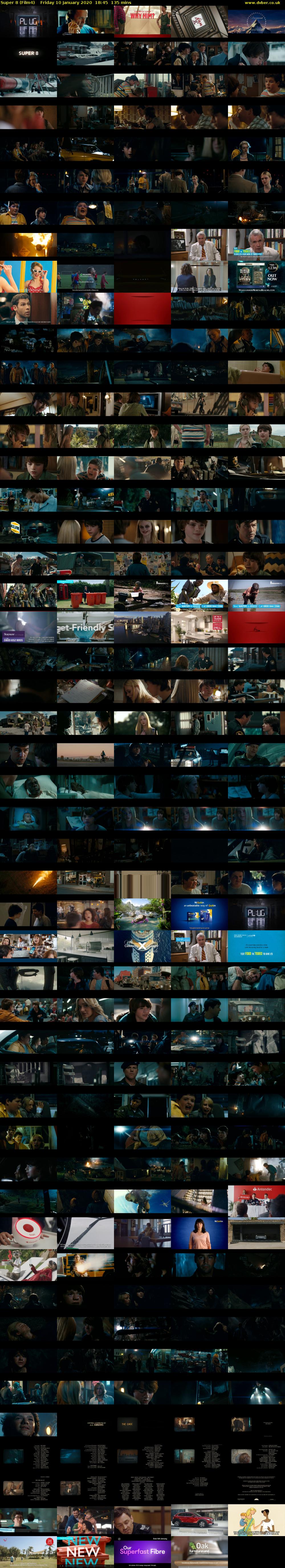 Super 8 (Film4) Friday 10 January 2020 18:45 - 21:00