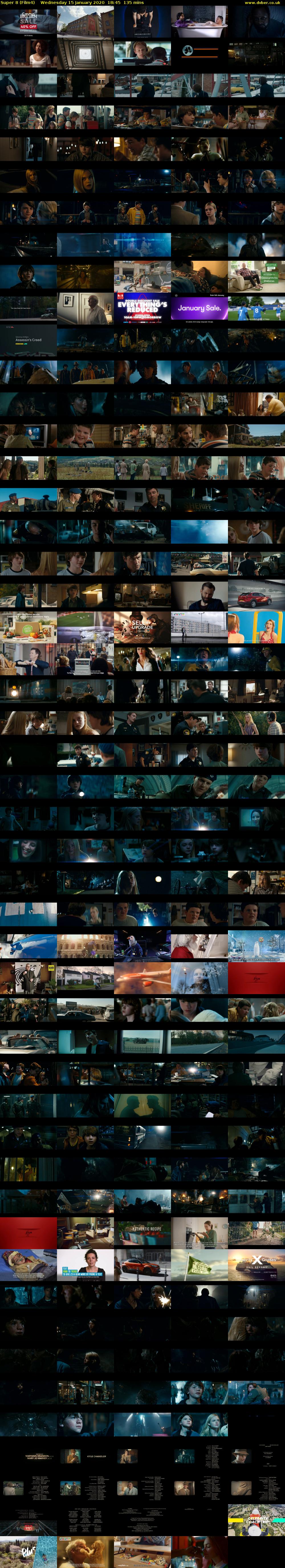 Super 8 (Film4) Wednesday 15 January 2020 18:45 - 21:00