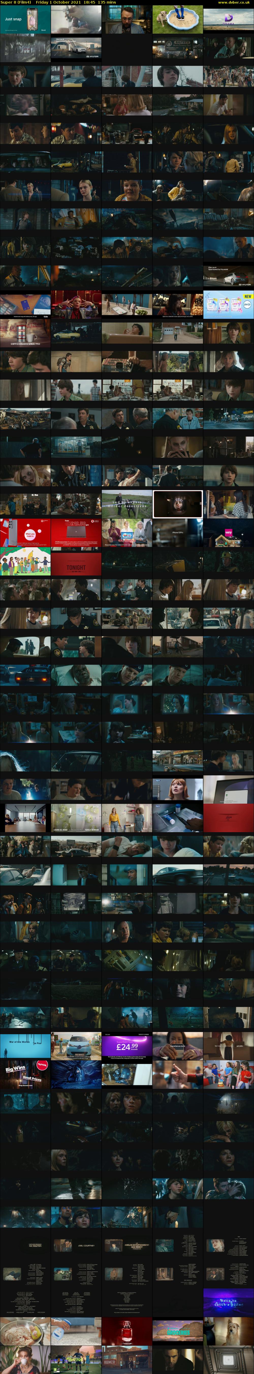 Super 8 (Film4) Friday 1 October 2021 18:45 - 21:00