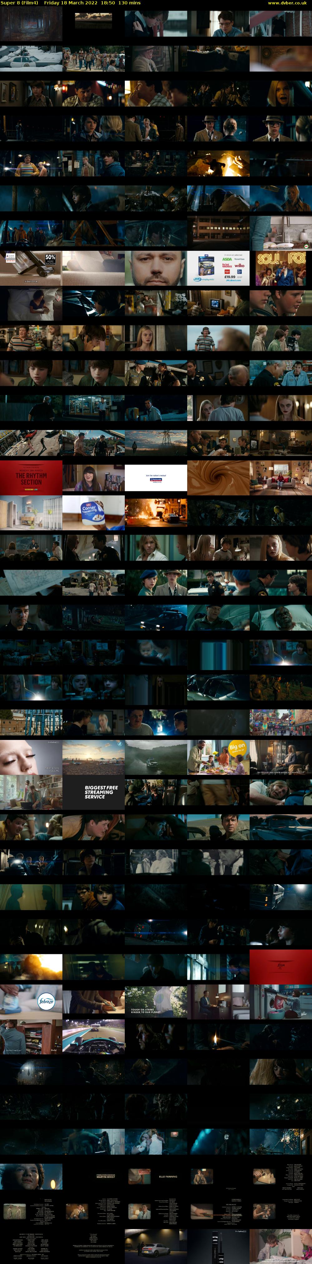 Super 8 (Film4) Friday 18 March 2022 18:50 - 21:00