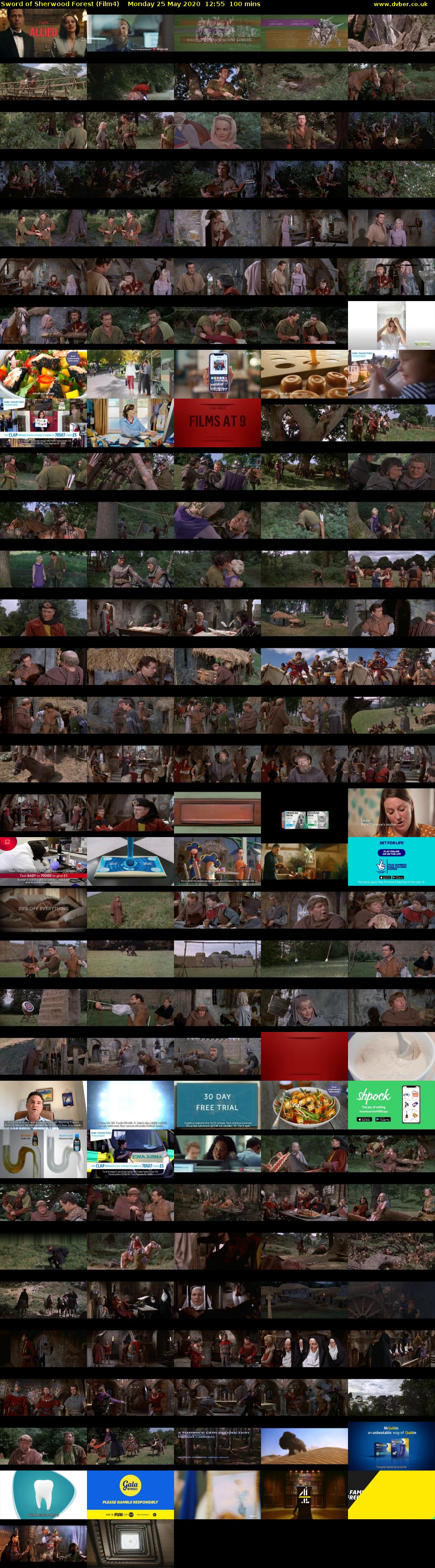 Sword of Sherwood Forest (Film4) Monday 25 May 2020 12:55 - 14:35