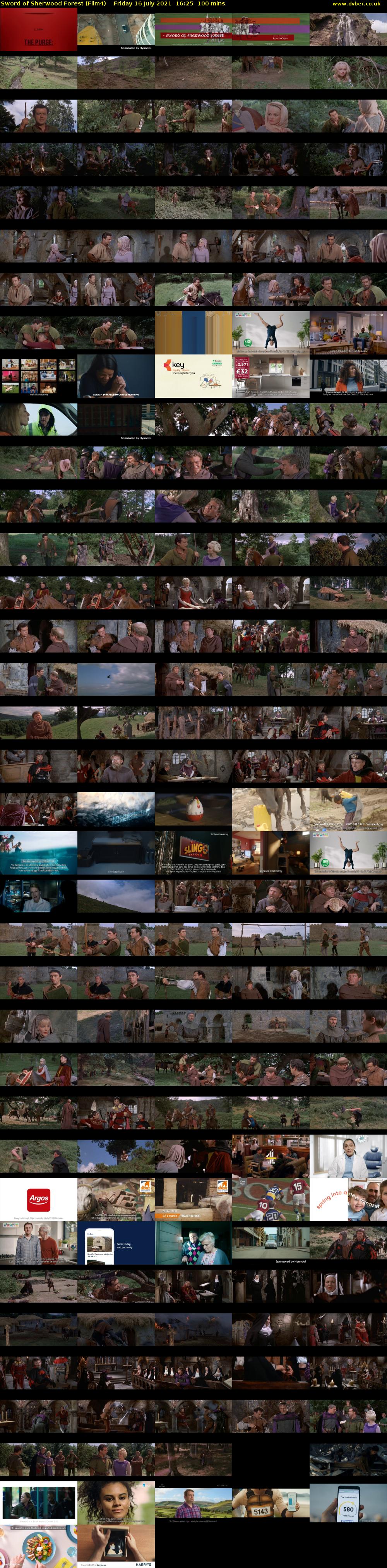 Sword of Sherwood Forest (Film4) Friday 16 July 2021 16:25 - 18:05