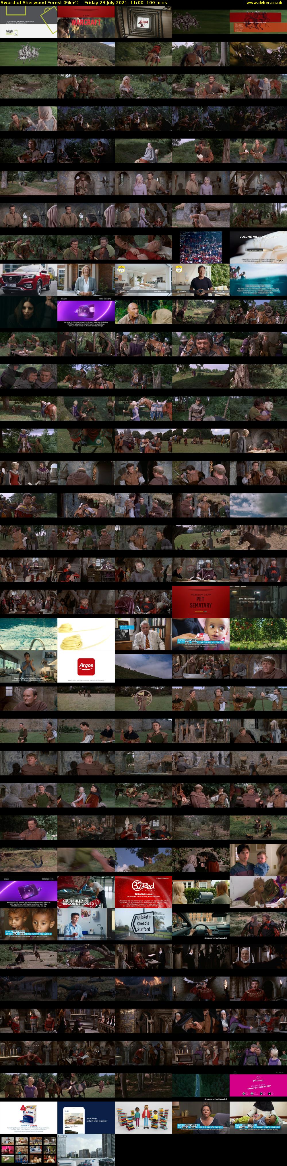 Sword of Sherwood Forest (Film4) Friday 23 July 2021 11:00 - 12:40