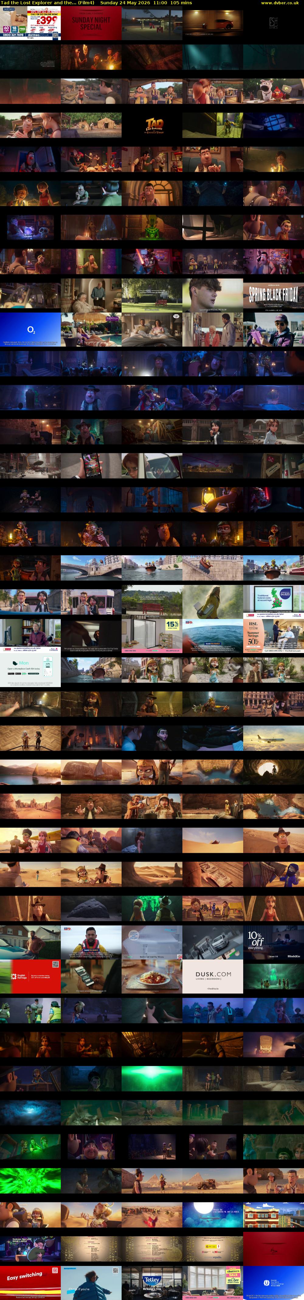 Tad the Lost Explorer and the... (Film4) Sunday 24 May 2026 11:00 - 12:45