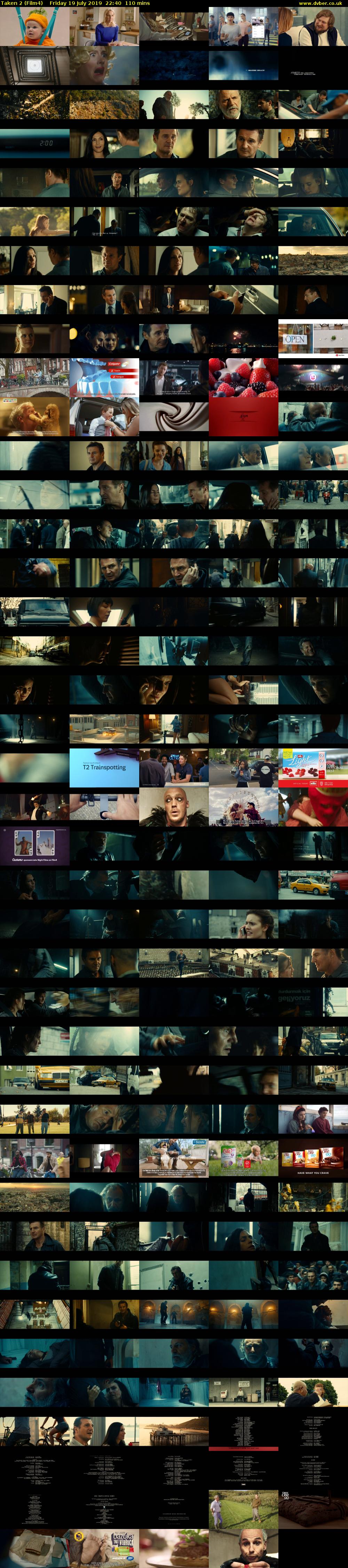 Taken 2 (Film4) Friday 19 July 2019 22:40 - 00:30