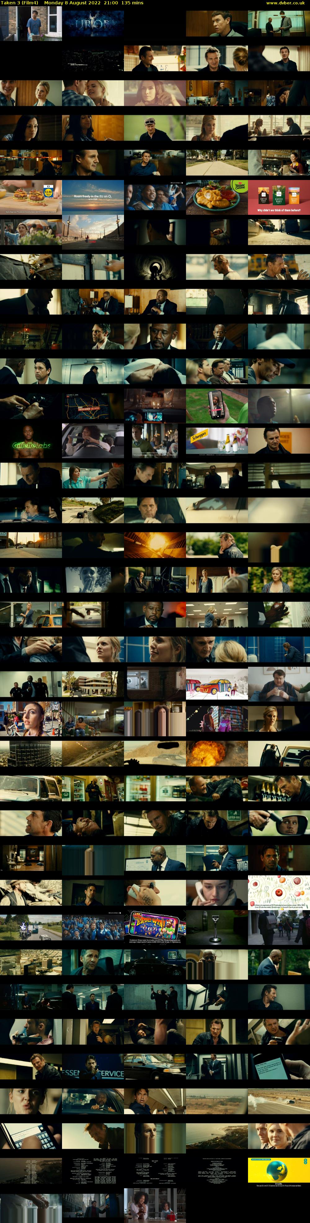 Taken 3 (Film4) Monday 8 August 2022 21:00 - 23:15