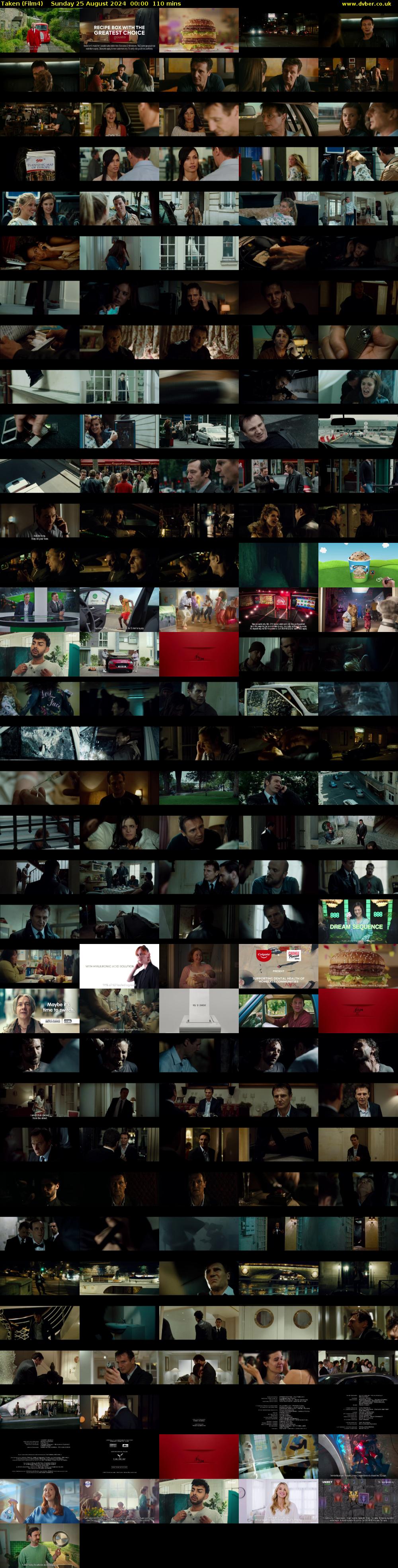 Taken (Film4) Sunday 25 August 2024 00:00 - 01:50