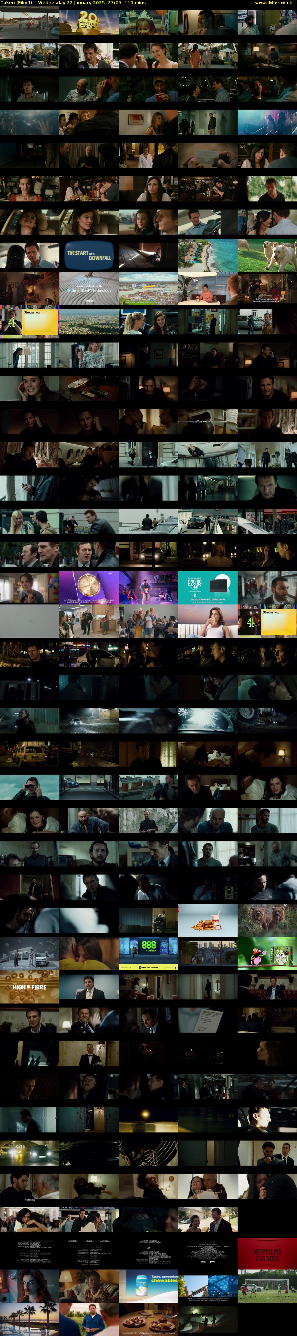 Taken (Film4) Wednesday 22 January 2025 23:05 - 00:55