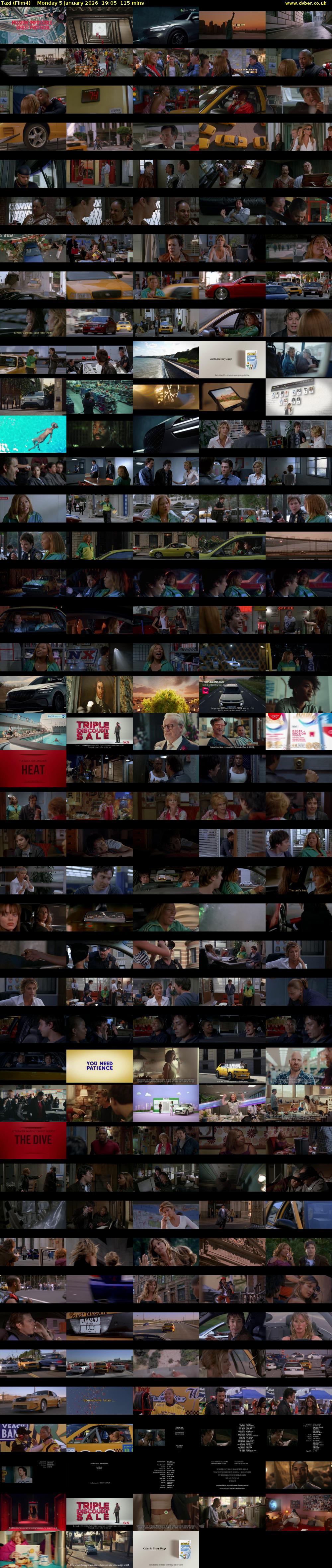 Taxi (Film4) Monday 5 January 2026 19:05 - 21:00