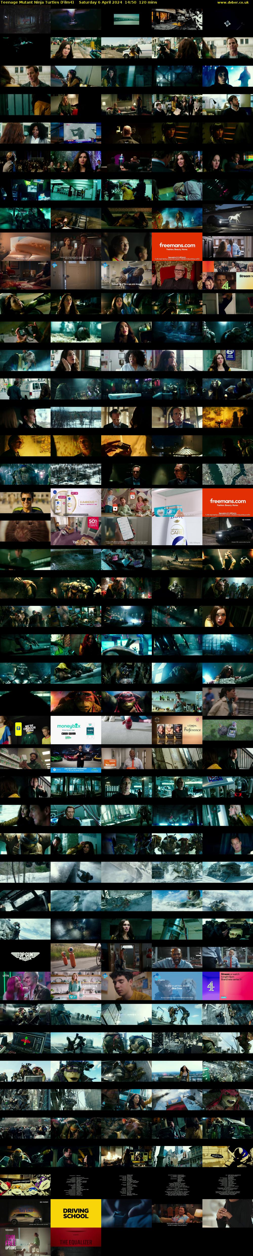 Teenage Mutant Ninja Turtles (Film4) Saturday 6 April 2024 14:50 - 16:50