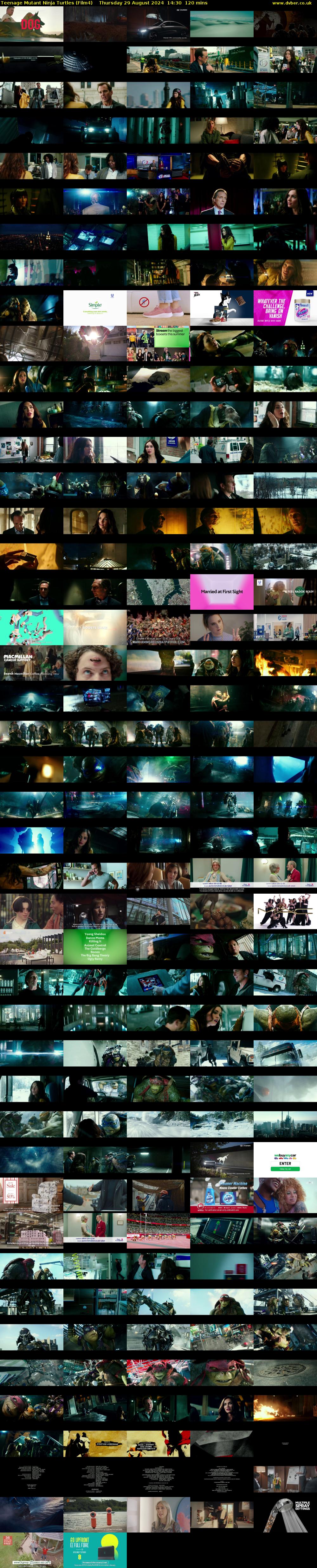 Teenage Mutant Ninja Turtles (Film4) Thursday 29 August 2024 14:30 - 16:30