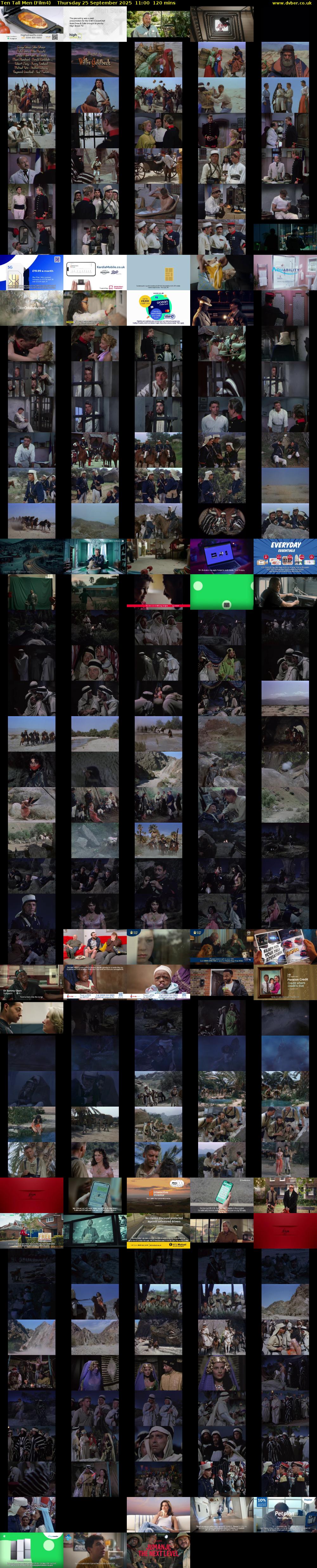 Ten Tall Men (Film4) Thursday 25 September 2025 11:00 - 13:00