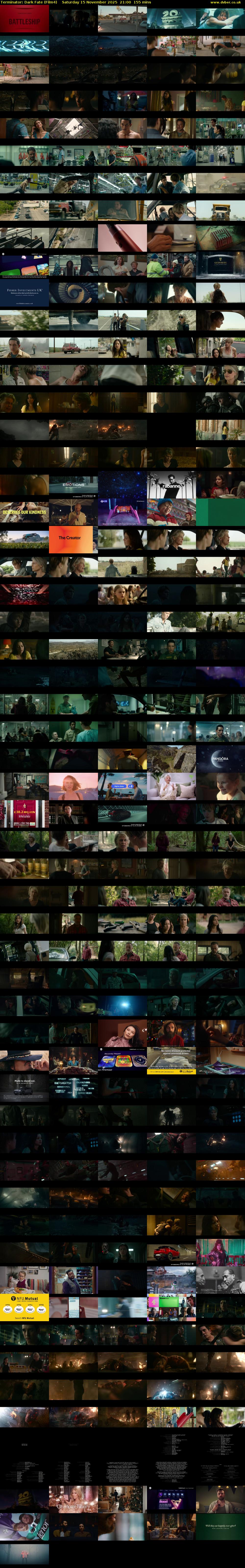 Terminator: Dark Fate (Film4) Saturday 15 November 2025 21:00 - 23:35