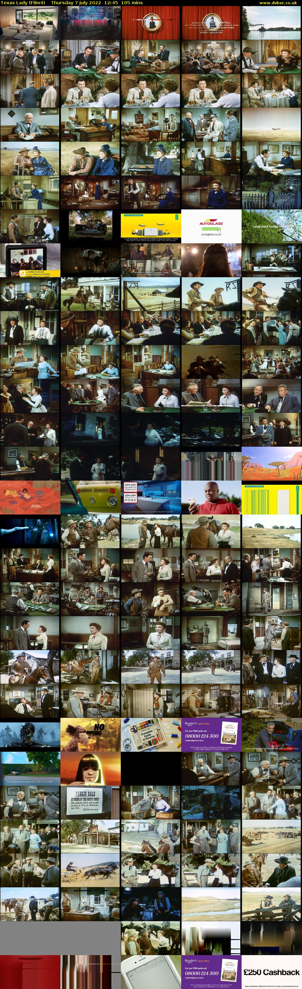 Texas Lady (Film4) Thursday 7 July 2022 12:45 - 14:30