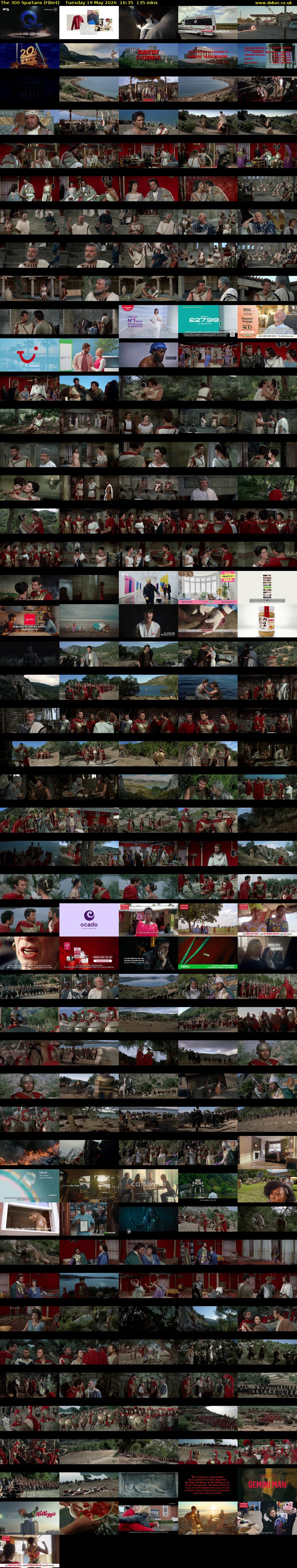 The 300 Spartans (Film4) Tuesday 19 May 2026 16:35 - 18:50