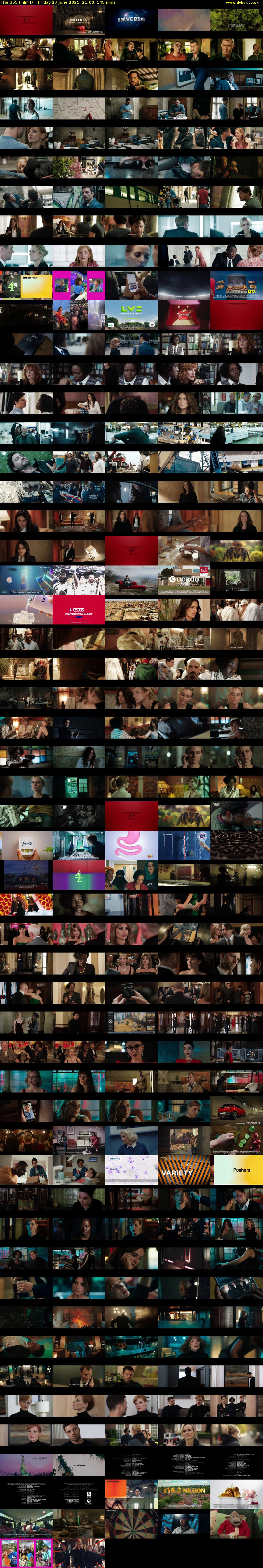 The 355 (Film4) Friday 27 June 2025 21:00 - 23:25