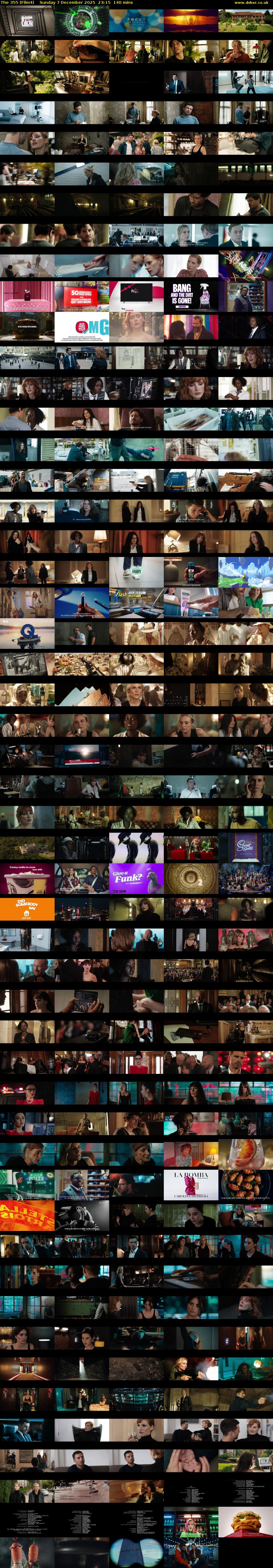The 355 (Film4) Sunday 7 December 2025 23:15 - 01:35