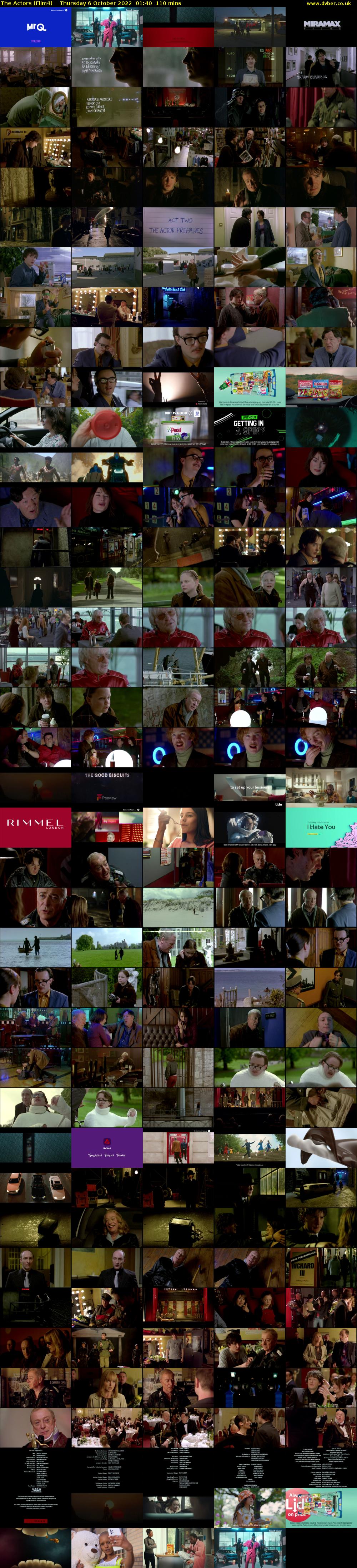 The Actors (Film4) Thursday 6 October 2022 01:40 - 03:30