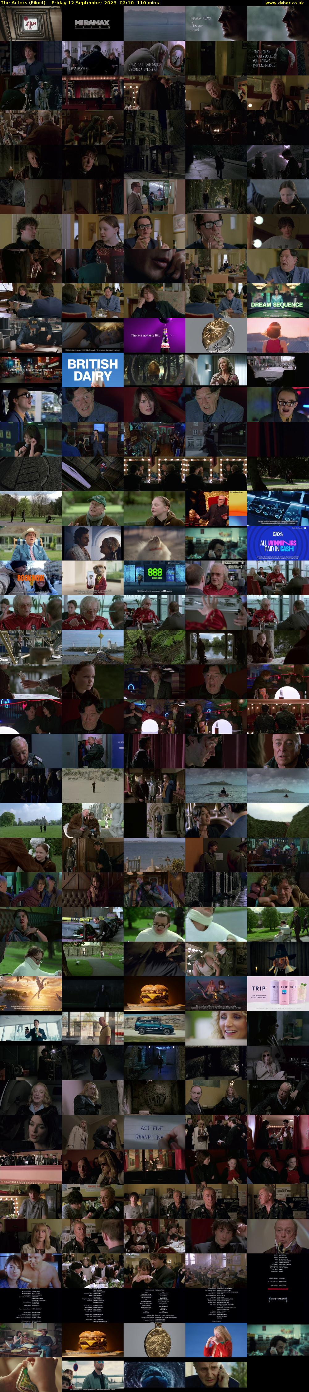 The Actors (Film4) Friday 12 September 2025 02:10 - 04:00
