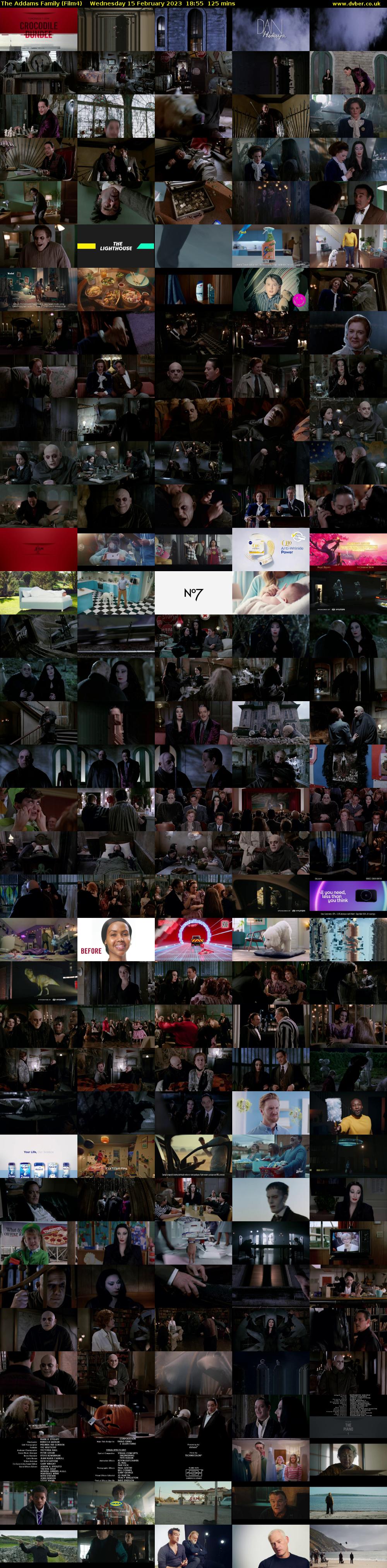 The Addams Family (Film4) Wednesday 15 February 2023 18:55 - 21:00