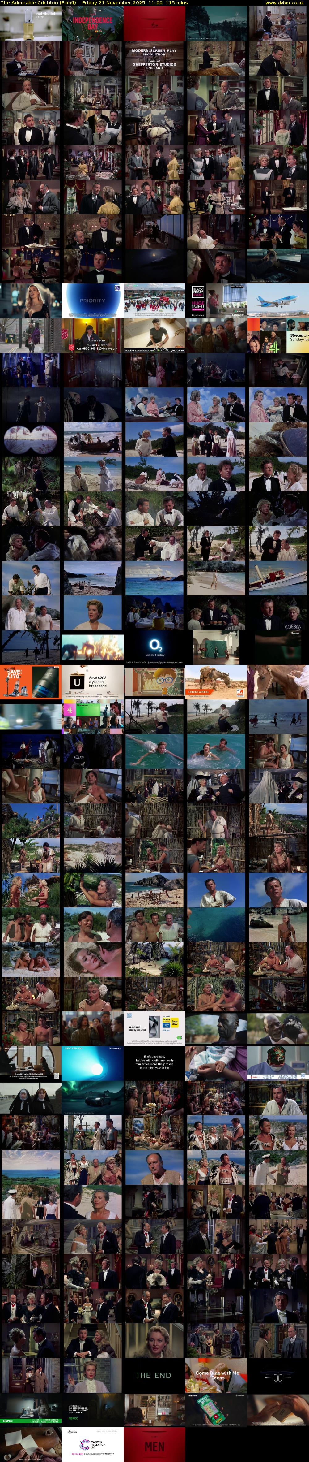 The Admirable Crichton (Film4) Friday 21 November 2025 11:00 - 12:55