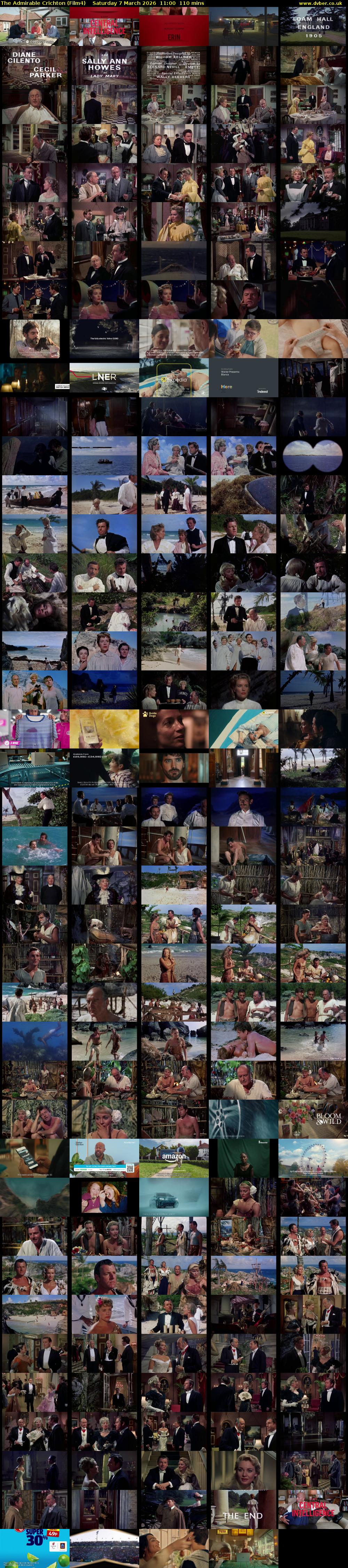 The Admirable Crichton (Film4) Saturday 7 March 2026 11:00 - 12:50