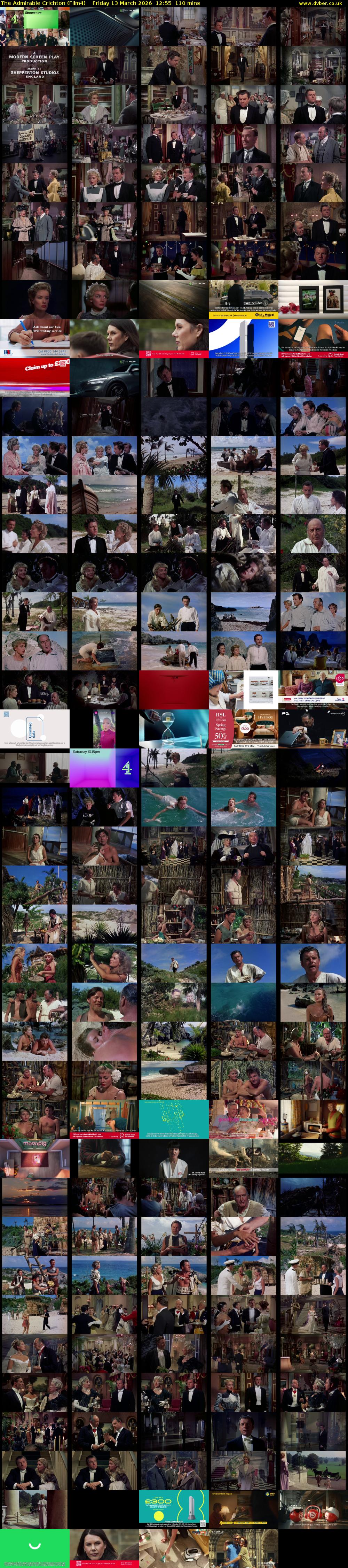 The Admirable Crichton (Film4) Friday 13 March 2026 12:55 - 14:45