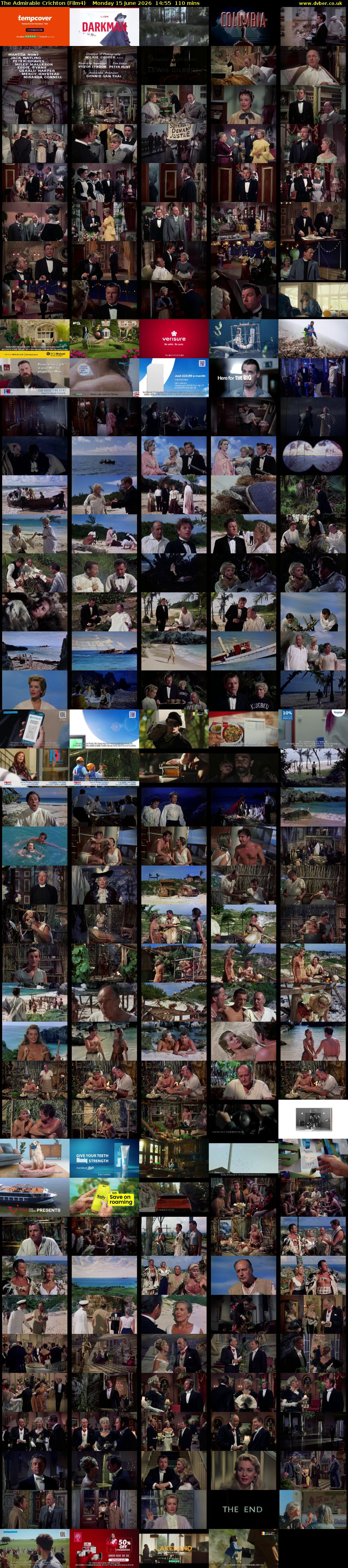 The Admirable Crichton (Film4) Monday 15 June 2026 14:55 - 16:45