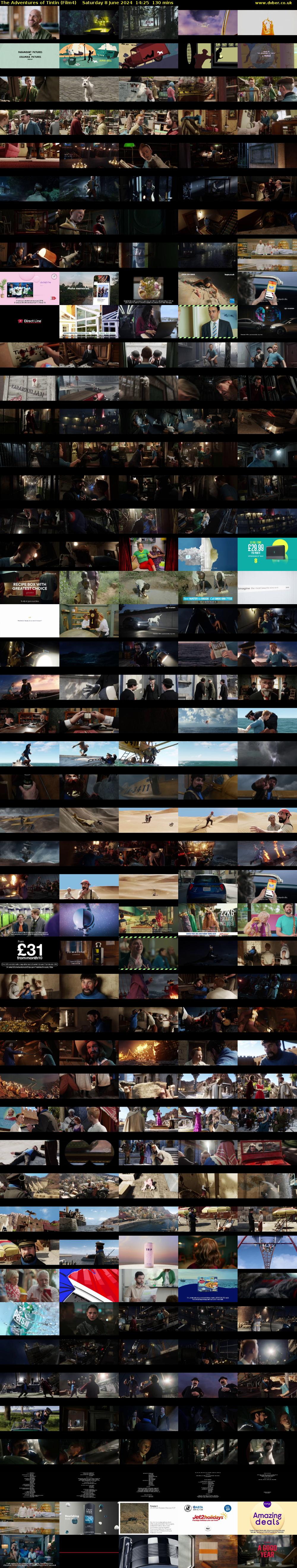 The Adventures of Tintin (Film4) Saturday 8 June 2024 14:25 - 16:35