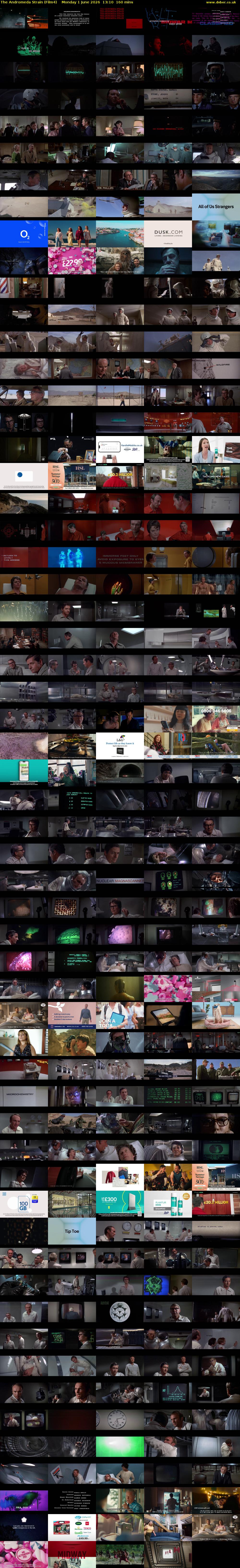 The Andromeda Strain (Film4) Monday 1 June 2026 13:10 - 15:50