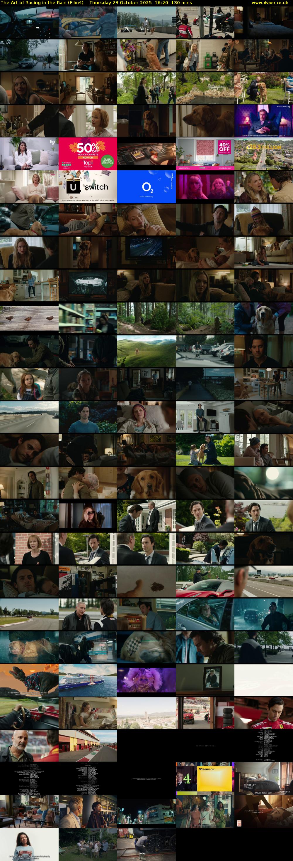 The Art of Racing in the Rain (Film4) Thursday 23 October 2025 16:20 - 18:30