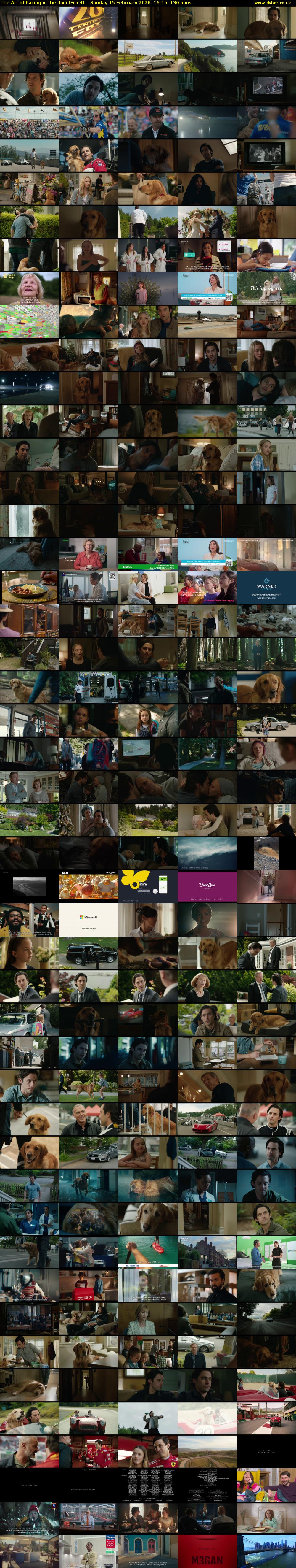 The Art of Racing in the Rain (Film4) Sunday 15 February 2026 16:15 - 18:25