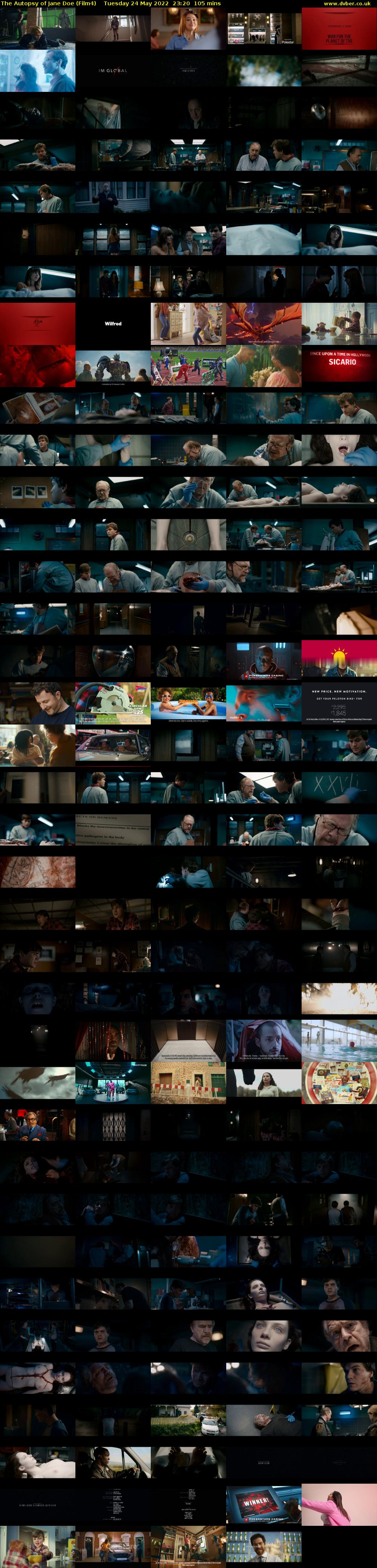 The Autopsy of Jane Doe (Film4) Tuesday 24 May 2022 23:20 - 01:05