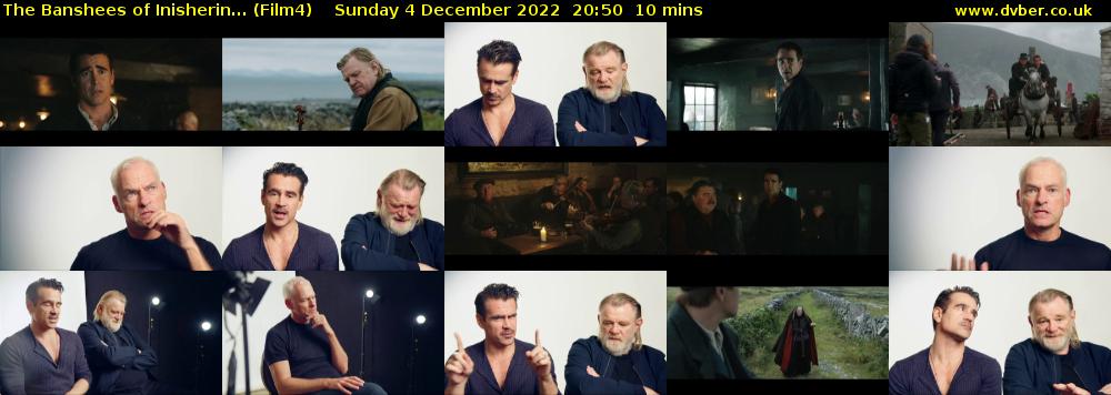 The Banshees of Inisherin... (Film4) Sunday 4 December 2022 20:50 - 21:00
