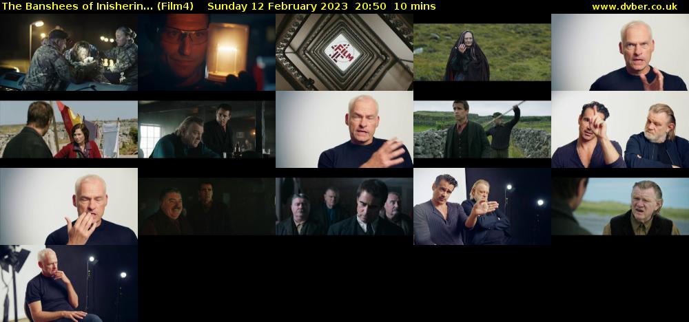 The Banshees of Inisherin... (Film4) Sunday 12 February 2023 20:50 - 21:00
