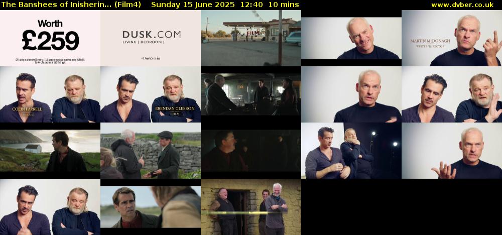 The Banshees of Inisherin... (Film4) Sunday 15 June 2025 12:40 - 12:50