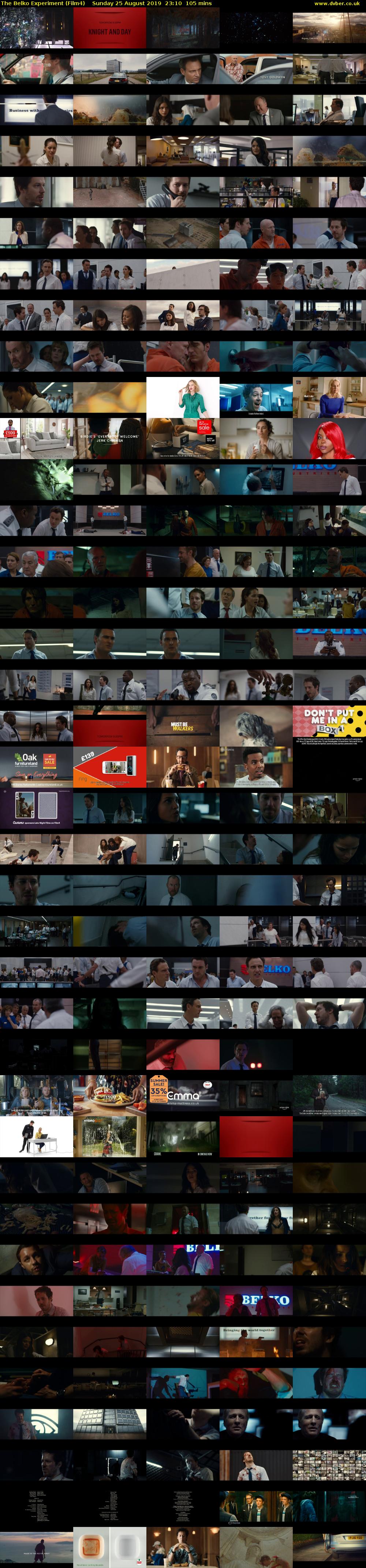 The Belko Experiment (Film4) Sunday 25 August 2019 23:10 - 00:55